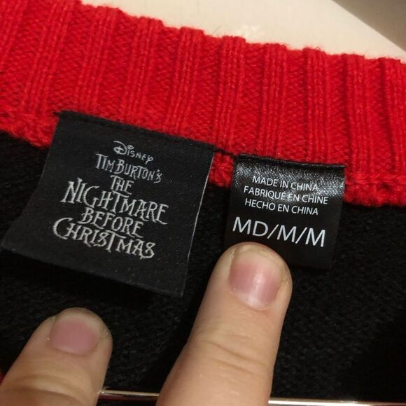 📳 MENS | DISNEY | Nightmare Before Christmas Knit Sweater - Picture 3 of 3